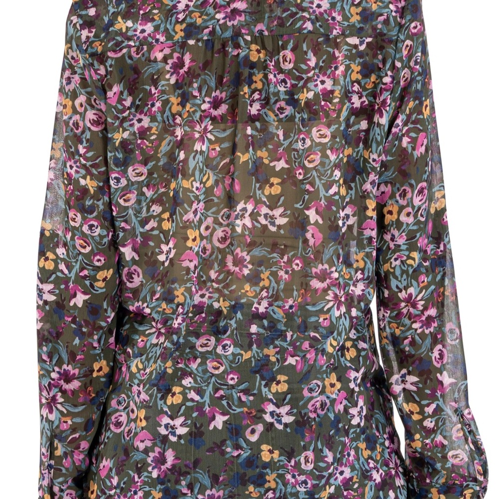 Kut from the Kluth Jasmin Chiffon Button Down Shirt - nwt - Picture 2 of 3